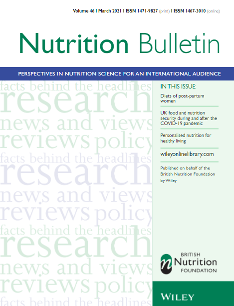 Nutrition Bulletin March 2021 issue