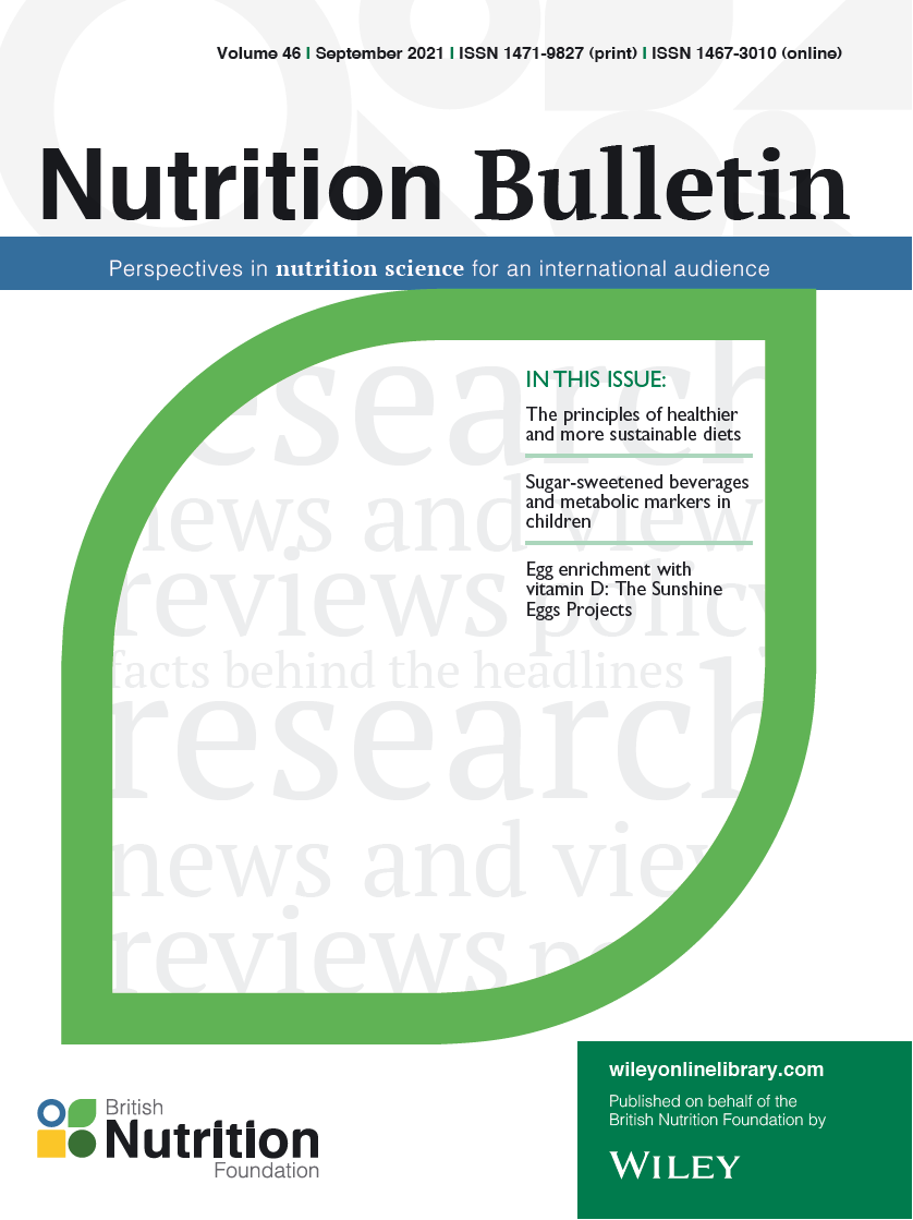 Nutrition Bulletin September 2021 issue