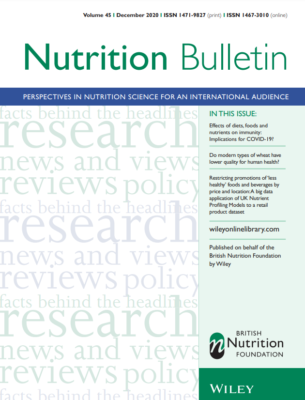 Nutrition Bulletin December 2020 issue
