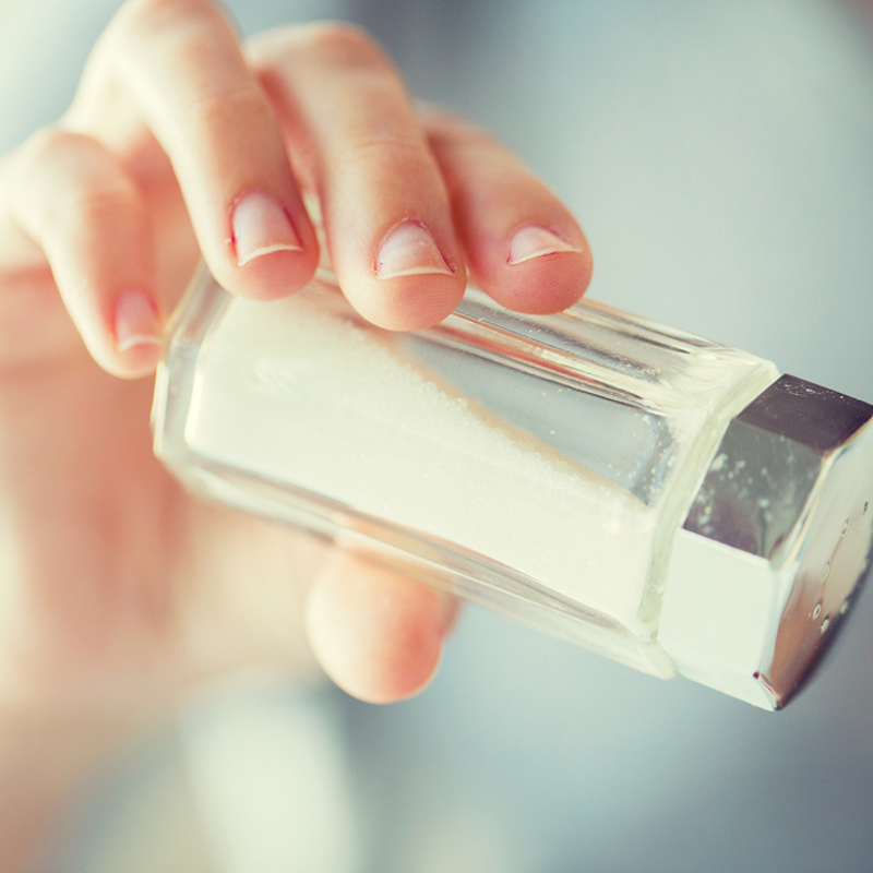 A salt shaker