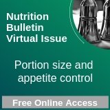 Nutrition Bulletin Virtual Issue portion size