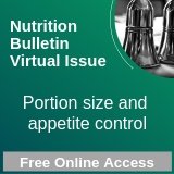 Nutrition Bulletin Virtual Issue portion size