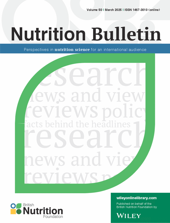An image of the cover of Nutrition Bulletin loading=